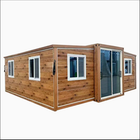 Maison conteneur préfabriquée extensible pour usage hôtelier et villier, multifonctionnelle, respirante, écologique, en acier haute résistance, modulaire
