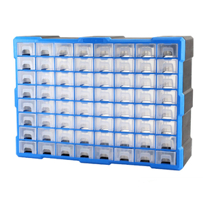 Hoge Kwaliteit Pp Materiaal Plastic Organizer Box Met 64 Laden Kunststof Kast Opbergdoos U-1511