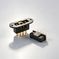 Connecteur MPX 8 broches plaqué or, mâle et femelle, multiplex, pour câble de signal, pièces de connexion pour modèles RC, avions, drones, bateaux