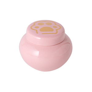Las nuevas mini urnas de cerámica para gatos y perros para mascotas, latas de cremación selladas para el pelo de perros y gatos, ataúdes para mascotas con materiales de alta calidad - Product Image 1