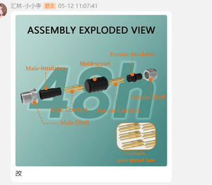 IP68 IP67 impermeable M12 conector de cable macho a hembra adaptador de orificio recto de Metal M12 convertidor de 5 pines - Product Image 5