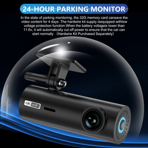Cámara para Auto de Doble Lente Ultra HD 4K+1080P - Control por Aplicación WiFi de 5.8GHz con Monitor de Estacionamiento 24H y Sensor G - Product Image 1