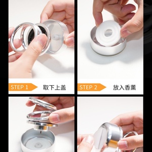 Aromatizante Solar Giratorio para Auto, Adorno Creativo para Auto, Ambientador Sólido, Purificador de Aire - Product Image 6