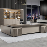 Bureau de direction électrique réglable en hauteur, pliable en L, en bois GOJO 2026 – Design moderne