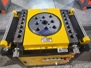 Dobladora de Barras de Acero al Carbono Semiautomática con Motor y PLC - Product Image 2