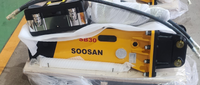 Nouvelle machine de brise-roche hydraulique SB30 pour excavatrices de 2,5 à 4,5 tonnes, utilisation en construction, moteur alimenté, certifiée CE