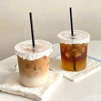 Vaisselle jetable, gobelets en plastique personnalisés, gobelets à café en plastique PET avec couvercle, gobelets en plastique avec logo