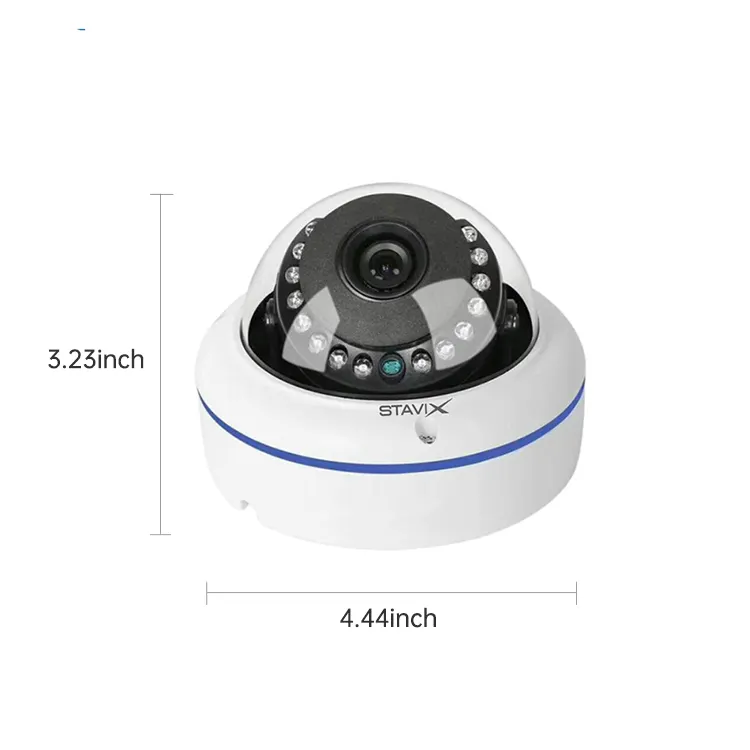 HD Indoor CCTV IP Dome Kamera Preis IP Cam Extended Base Dome Rj45 PoE Objektiv mit Infrarot Smart Technology Netzwerk kamera