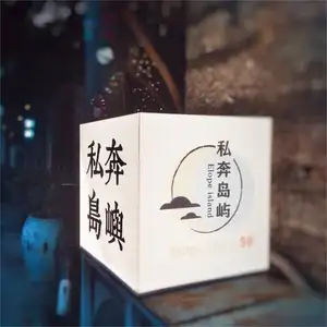 商店咖啡店发光二极管照明立方体亚克力灯箱标牌，批发发光二极管灯箱3d亚克力标牌信