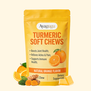 Formule OEM Soutien Quotidien au Bien-être Saveur Naturelle Sans Gluten Curcuma Bouchées Tendres Faciles à Mâcher Complément Alimentaire pour Adultes - Product Image 6