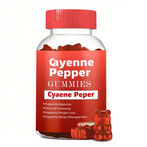 Cayenne biber Gummies metabolizmayı ve sindirimi teşvik eder, bitkisel takviyeler kapsaisin ve bitki özleri Cayenne biber Gummies - Product Image 1