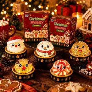 Cadeaux de fête de Noël 2026 : Boîte mystère surprise de jouets à presser en forme de boulette pour adultes, jouet anti-stress - Product Image 1