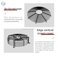 Grille de protection en acier inoxydable pour ventilateur d'extraction, pièces de ventilateur de ventilation, condenseur, ventilateur axial industriel, anti-corrosion
