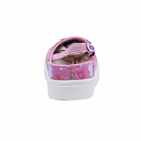 Chaussures décontractées à lacets pour enfants avec patch 3D mignon, dessus en PU durable, doublure en maille respirante, semelle extérieure en PVC antidérapante, chaussures d'école pour enfants