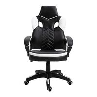Silla de juego personalizada Anji, silla giratoria de carreras de cuero Pu de fábrica, silla reclinable de juego para ordenador de oficina y PC