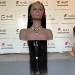 Peluca Frontal Completa de Cabello Remy de Alta Calidad con Encaje HD, 180% de Densidad, Encaje Transparente, Larga - Product Image 3