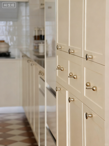 Nhà máy trực tiếp đồ nội thất nhà bếp màu be Modular tủ bếp hiện đại sơn mài MDF tủ bếp đã sẵn sàng để lắp ráp - Product Image 6