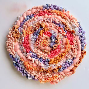 Bonbons arc-en-ciel tisserands Fiber Pack bricolage Kit cadeau d'anniversaire pour les amateurs d'artisanat couture et tissage tapisserie métier à <span class=keywords><strong>tisser</strong></span> décoration murale - Product Image 2