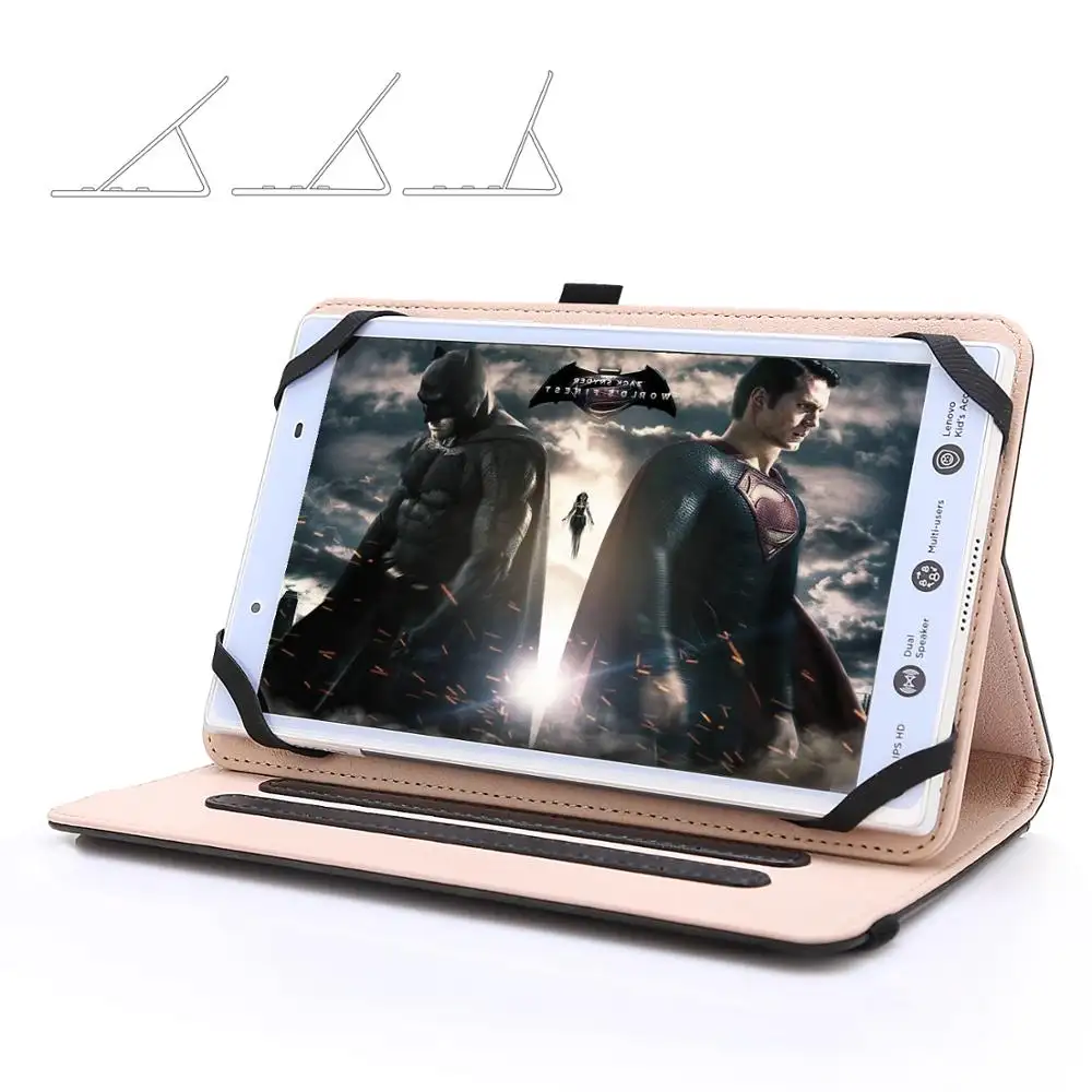 7" - 8" Inch Universal Tablet Case Protective Cover Stand Folio Case For Android Touchscreen Tablet