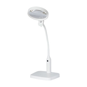 Lampe à LED <span class=keywords><strong>de</strong></span> <span class=keywords><strong>bureau</strong></span> <span class=keywords><strong>de</strong></span> table à clipser 2x 5x <span class=keywords><strong>loupe</strong></span> à hauteur réglable avec support - Product Image 1
