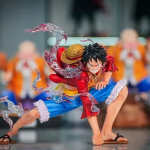 JT Toys – Nouvelle Figurine d'Action ONE PIECE en PVC de 16 CM, Modèle Statue <span class=keywords><strong>Second</strong></span> <span class=keywords><strong>Gear</strong></span> de Monkey D. <span class=keywords><strong>Luffy</strong></span>, Collection Congelée, Cadeau pour la Maison - Product Image 2