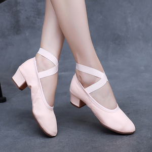 Zapatos de entrenamiento de baile para mujer, zapatos de baile latino para profesores profesionales, zapatos de baile de salón de Jazz cuadrados para exteriores - Product Image 5