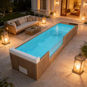 Piscina de hidromasaje de acrílico para patio trasero, spa de fibra de vidrio, piscina y accesorios, piscinas, piscinas exteriores, piscina elevada. - Product Image 6