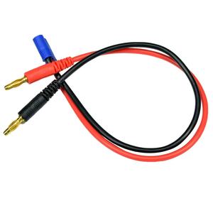 מתאם EC3 זכר לתקע בננה 4 מ\\\"מ, כבל טעינה 14AWG 300 מ\\\"מ לסוללות ליפו של רחפנים ומטוסים - Product Image 5