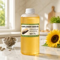Minyak Biji Bunga Matahari Segar 100% Murni Alami, Kualitas Premium Terbaik, Kemasan Besar, Cold Pressed
