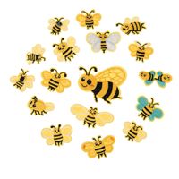 Super subvention série jaune mignon petite abeille broderie Patch transfrontalier exclusif ordinateur brodé feutre décoratif