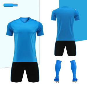 Seragam Sepak Bola Pria Grosir, Jersey Sepak Bola Dewasa Custom dengan Logo dan Nomor, Seragam Sepak Bola 100% Polyester, Cetak Transfer Panas - Product Image 6