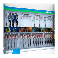 Vitrine de magasin de sport de luxe conçue sur mesure meubles en vente chaude pour centre commercial vitrine intérieure pour chaussures de sport