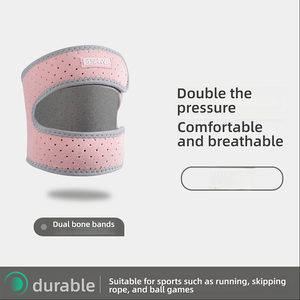 Sangle rotulienne, genouillères pour saut à la corde, compression bidirectionnelle, conception perforée, tissu OK, protection professionnelle unisexe pour - Product Image 4