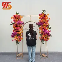 Bunga Mawar Sutra Buatan Warna Oranye Tua untuk Dekorasi Pernikahan Musim Gugur, Model OEM Kustom