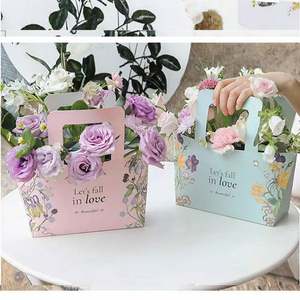 Matériaux d'emballage artistique pour bouquets de fleurs de la Saint-Valentin, dossiers portables pour fleurs et bougies, pour fleuristes et DIY - Product Image 3