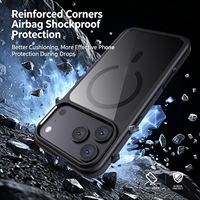 Coque de protection magnétique sans fil intégrée avec bouton intégré, antichoc et anti-taches pour iPhone 18 17 16 ProMax