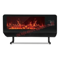 Support électrique PTC Cheminée Chauffage Tour Ventilateur Radiateurs Plancher Chauffage Numérique Flamme 2000W