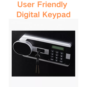 Cao Cấp Đôi Tường 50cm 50kgs không thấm nước nặng thép kỹ thuật số trộm cắp lửa an toàn với LCD khóa điện tử - Product Image 4