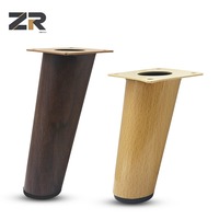 ZERUN haute remplacement fer chevet armoire jambes moderne métal meubles raccord laiton Grain de bois pour salle à manger cuisine hôtels