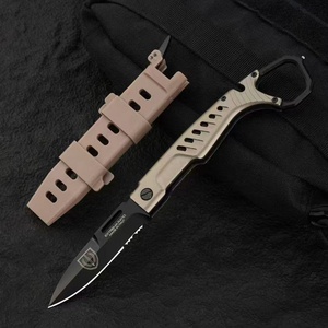 มีดพับ ER Ghost ปรับแต่งได้ ระดับ OEM สำหรับตั้งแคมป์ ใบมีดคมกริบ ทำจากเหล็กกล้าไร้สนิม 3CR13 ด้ามจับอะลูมิเนียม ขนาด 22 ซม. 1 ชิ้น - Product Image 3
