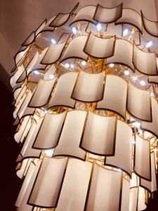 Grande <span class=keywords><strong>lampadario</strong></span> in stile nord europa con <span class=keywords><strong>doppio</strong></span> ingresso per lampada da salotto girevole per villa - Product Image 5