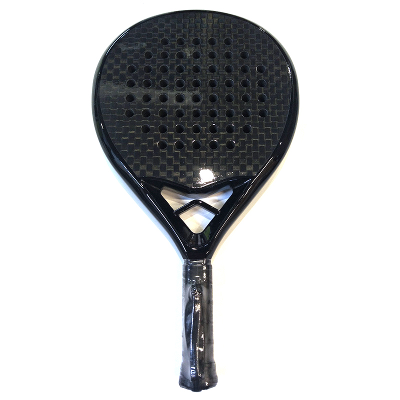 OEM Paddleball raketleri hafif yüksek kaliteli fiberglas karbon 3k 12k 18k padel raketi