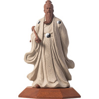 Wuyang Zhang Sanfeng décoré maître ancestral taoïste statues en céramique de personnages historiques décoration de table Kung fu Tai cr