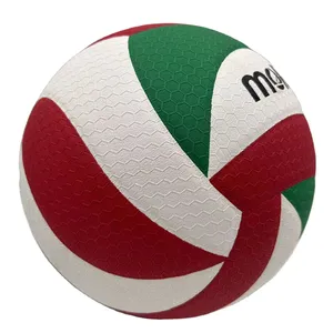 Individueller Großhandel offizieller Pu-Leder-Volleyball Größe 5 geschmolzen 5000 Weich gefühlter laminierter Volleyball