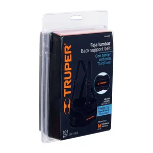 Cinturón de soporte lumbar BOX 2 con tercera banda, talla M, TRUPER - Product Image 2