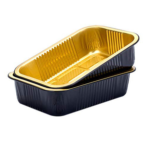 Supermarket Supplier Recycled Disposable Frozen Meat Seafood Packaging Aluminium <b>Foil</b> Tray with PET Cover - Product Image 1