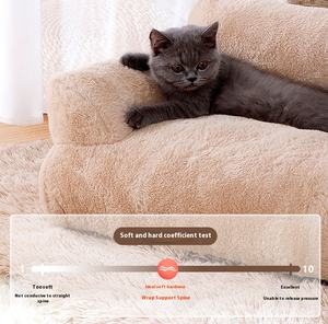 Grote Winter Warm Huisdier Kat Sofa Vezel Verwijderbaar En Wasbaar Bed Voor Kleine Dieren Hond Slapen Voor Alle Huisdieren Karton Verpakt - Product Image 3