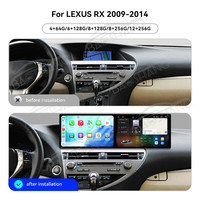 Autoradio multimédia Baoshang double écran tactile 10,1'' Android 15 pour LEXUS RX 2009-2014 avec navigation GPS et CarPlay sans fil