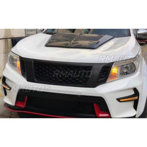 ชุดแต่งรถยนต์นิสสัน <span class=keywords><strong>นาวา</strong></span><span class=keywords><strong>ร่า</strong></span> NP300 ชุดแต่งกันชนหน้าแบบ LED พร้อมกระจังหน้าแต่งสำหรับรถแข่ง ฝาครอบตกแต่ง ครอบกันชนหน้า ชิ้นส่วนภายนอก - Product Image 3