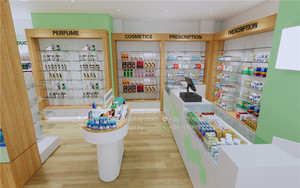 Étagère en verre de <span class=keywords><strong>pharmacie</strong></span> moderne, vitrine de <span class=keywords><strong>pharmacie</strong></span> murale, présentoir médical, mobilier de magasin, étagères de <span class=keywords><strong>pharmacie</strong></span> en <span class=keywords><strong>bois</strong></span> - Product Image 4